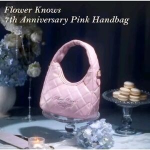 Flower Knows Pink Quilted Shoulder Bag